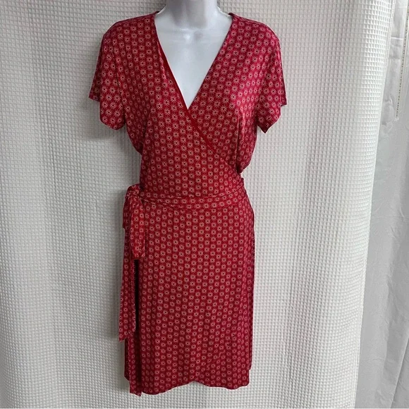 knee length dresses for ladies Knit Wrap Midi Dress